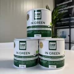 2+1 CADOU - In Green, Mix Verde ECO 200g anti-balonare, detoxifiant, pentru talie suplă.