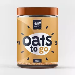 Oats To Go - Coconut Flakes ECO (Deliciu de ovăz cu semințe de chia, pudră de curmale și fulgi de cocos) pentru o escapadă tropicală la fiecare gustare | 110g