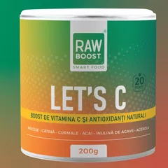 Let's C ECO - Boost De Vitamina C și Antioxidanți naturali. Gust plăcut, dulce acrișor | 200g