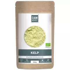 Kelp Pudră Ecologică Crudă - poate contribui la menținerea sănătății tiroidei, 250g