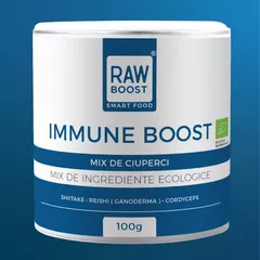 Immune Boost, Mix de ciuperci - echilibrează sistemul imunitar 100g, 20 porții
